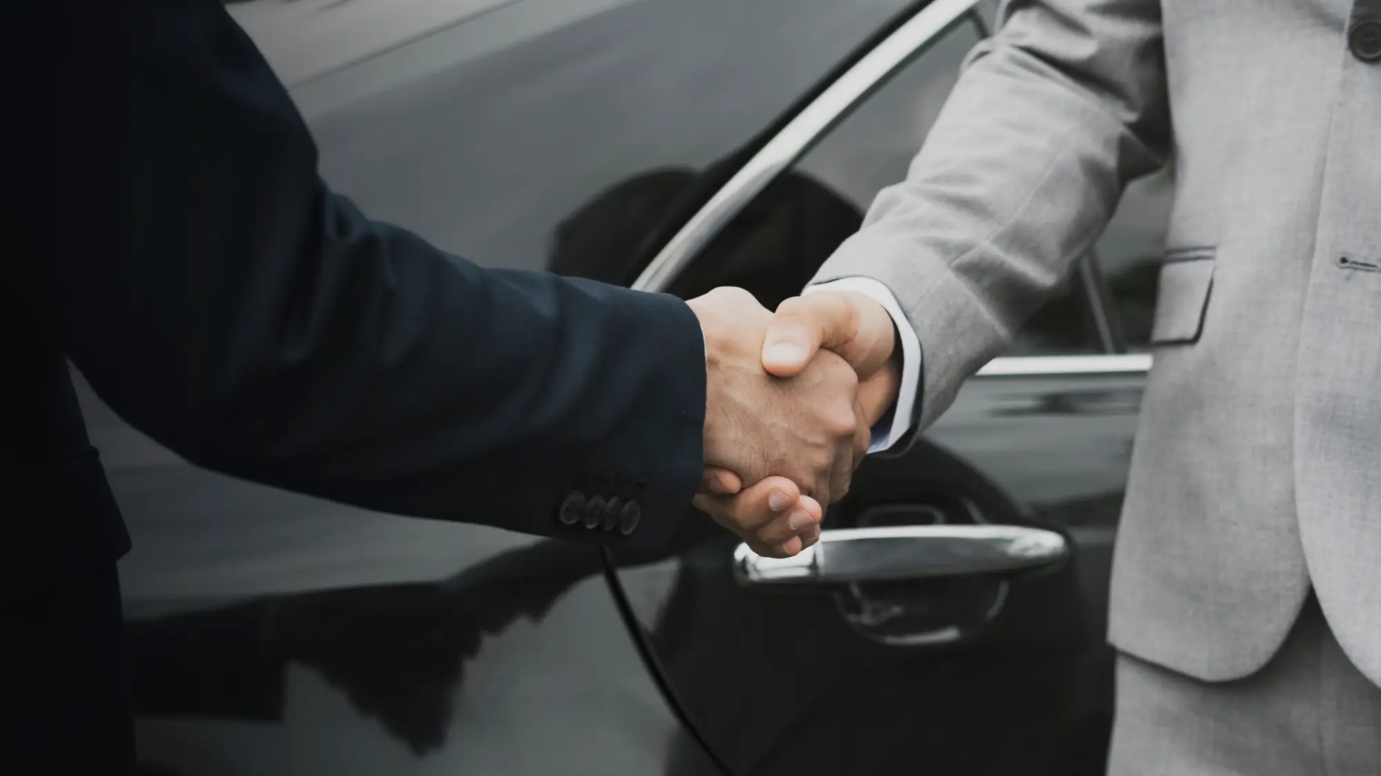Businessmen shaking hands
